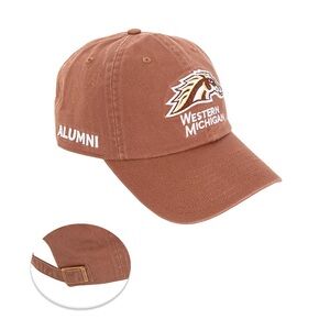 Western Michigan University WMU Broncos Alumni Hat Cap Brown Embroidered Adjusta